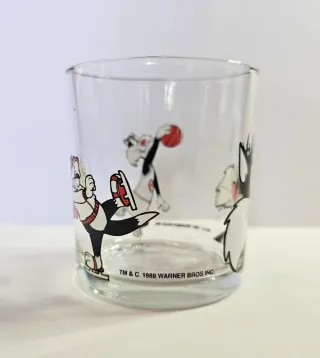 Bicchiere Nutella 1991 Gatto Silvestro Warner Bros