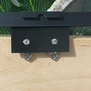 Pendientes Corazón Tanzanita Natural Plata