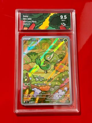Snivy 087/086 Luce Nera Gradata 9.5 ITA