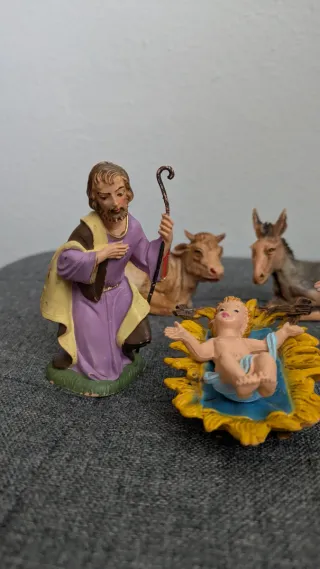 Set Natività Italy con bue e asinello