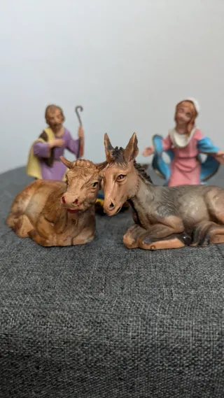 Set Natività Italy con bue e asinello