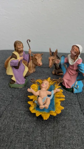 Set Natività Italy con bue e asinello