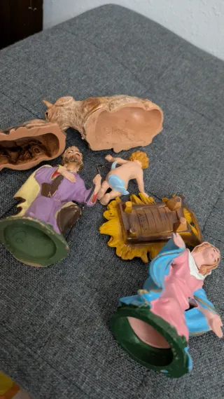 Set Natività Italy con bue e asinello