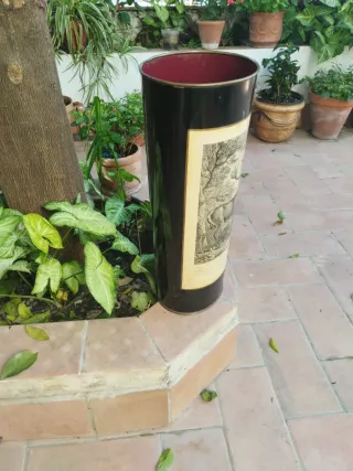 Paragüero vintage con ciervo