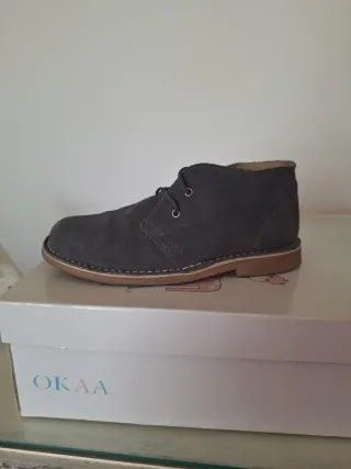 Botas serraje Okaa grises