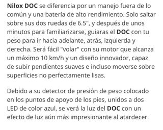 Hoverboard NILOX Doc Verde