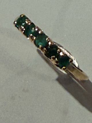 Sortija Oro 18k 5 Esmeraldas