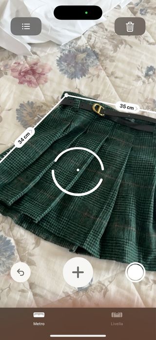 Completo blazer e gonna scozzese verde