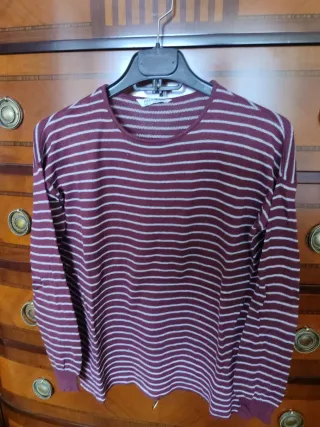 Jersey de rayas mujer manga larga