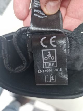 Guantes MOTO DXR Marrón Cuero Talla M invierno