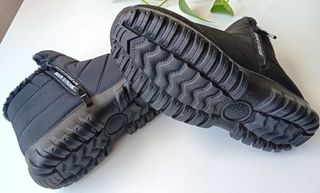 Botas de nieve invierno hombre negras