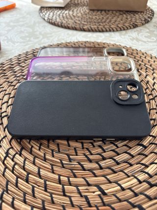 Custodie per iPhone 14 Plus (2 trasparenti, 1 nera)