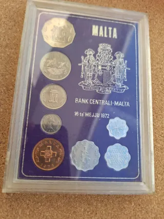 Malta 1972 Set de Monedas
