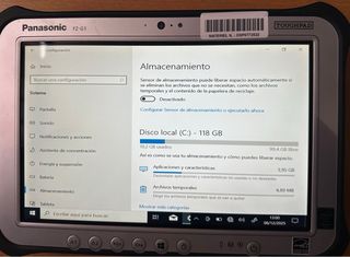 Panasonic Toughbook FZ-G1 i5 4GB RAM 128GB SSD