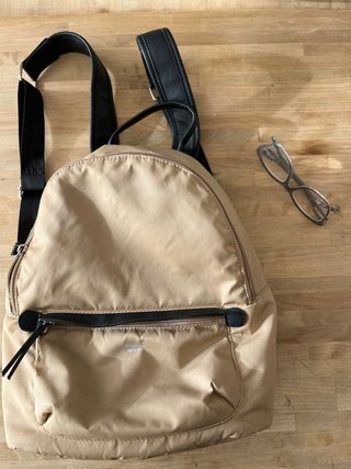 Mochila Misako Beige y Negra