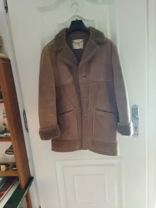 Chaquetón Piel Vuelta Caballero Marrón