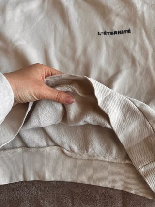 Sudadera L'éternité Beige