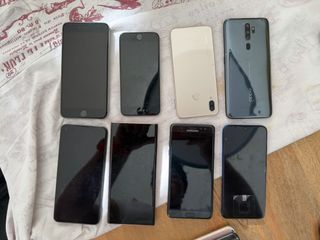 Lote 8 móviles Apple, Oppo, Samsung