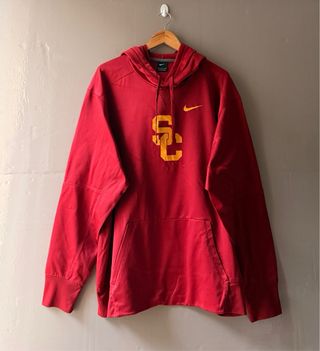 Sudadera Nike USC Trojans XXL Roja Logo Grande