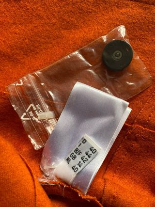 Chaqueta Clement Lana Virgen Naranja Talla L