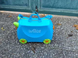 Maleta infantil Trunki azul y verde