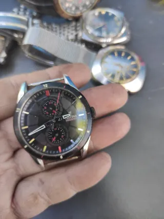 Reloj Festina Cronógrafo Negro y Plateado