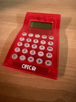 Calculadora CIFEC Roja