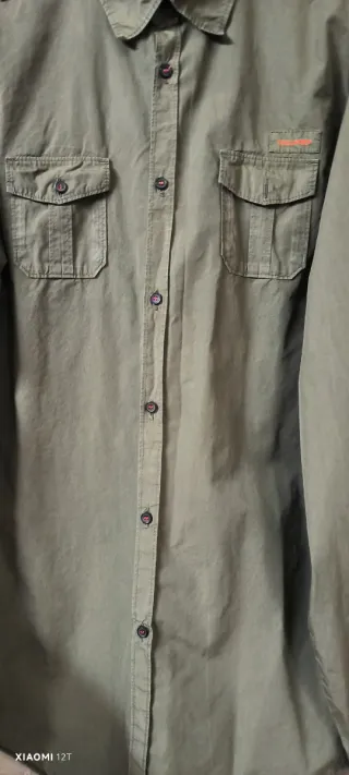 Camicia DSQUARED2 Uomo Verde Militare Tg. M