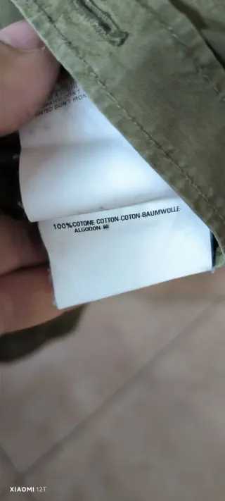 Camicia DSQUARED2 Uomo Verde Militare Tg. M