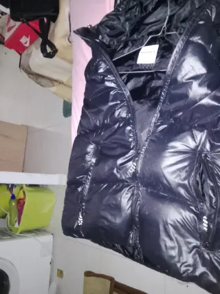 Chaqueta acolchada Bershka negra