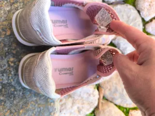 Zapatillas Yumas Mujer Talla 39 Doradas Rosadas