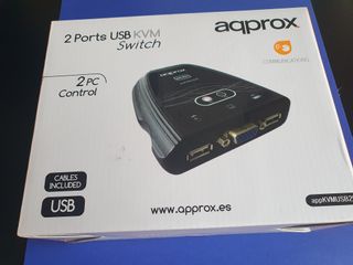 Switch KVM Approx 2 Puertos USB/VGA