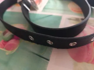 Cintura in pelle Shein con fibbia argento