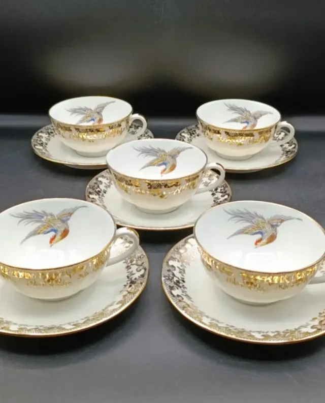 Lote vajilla Aves del Paraíso