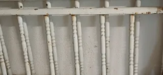 Barandillas de hierro torneado hueco