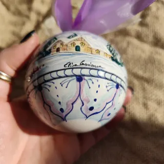 Palla di Natale Decorata Inverno