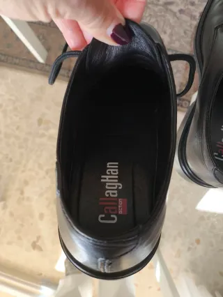 Zapatos Callaghan caballero negros