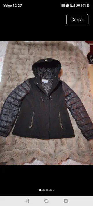 Trenca acolchada Bershka Talla M