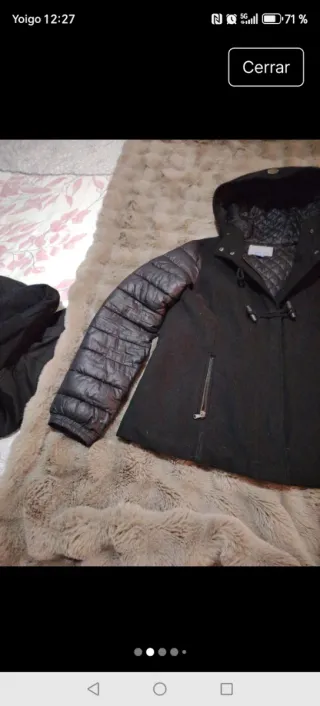 Trenca acolchada Bershka Talla M