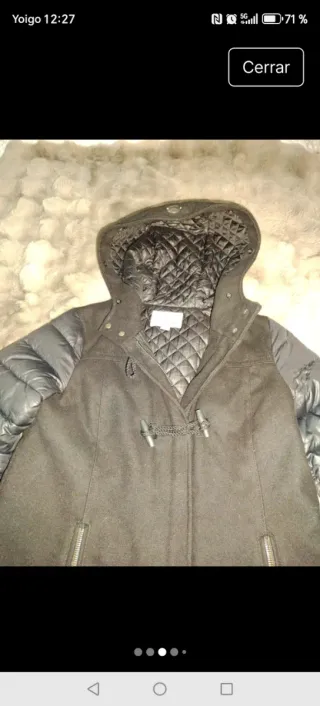 Trenca acolchada Bershka Talla M