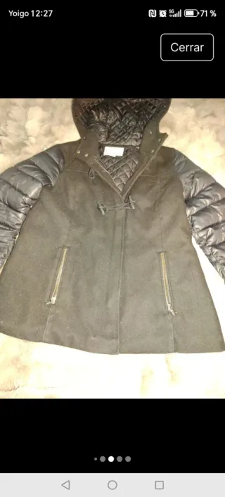 Trenca acolchada Bershka Talla M