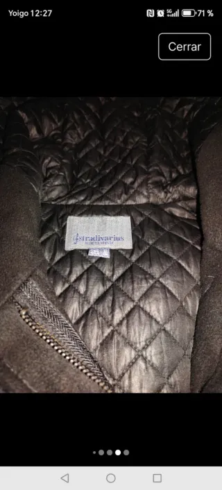 Trenca acolchada Bershka Talla M