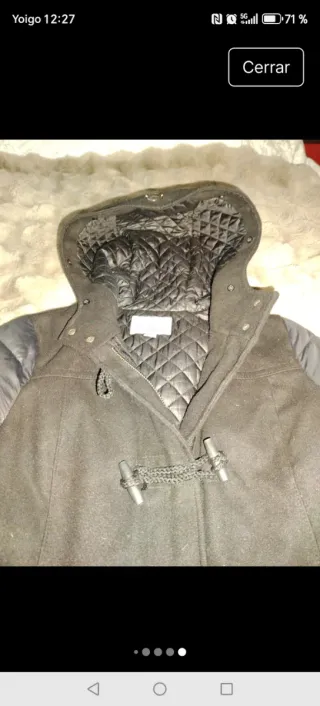 Trenca acolchada Bershka Talla M