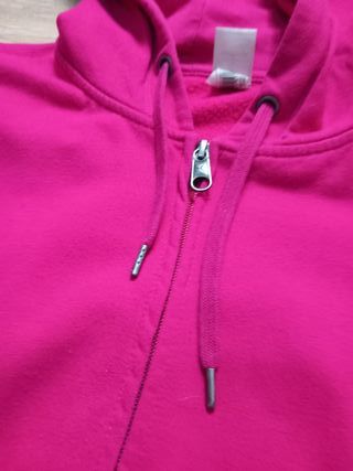 Sudadera con capucha y cremallera mujer