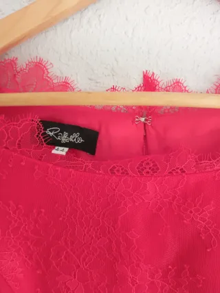 Vestido fiesta rojo encaje