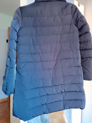 Abrigo Zara azul mujer