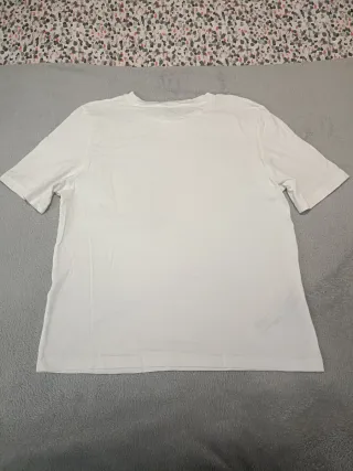 Camiseta Mango Blanca con Bolsillo