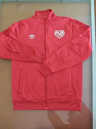Chaqueta chándal Rayo Vallecano Talla S Umbro Roja