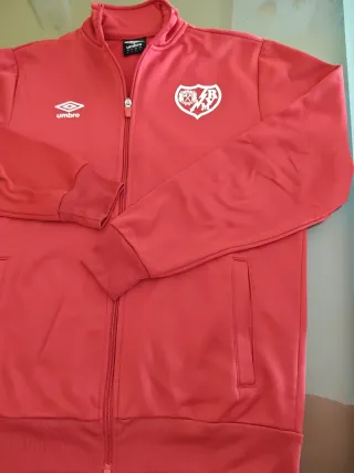 Chaqueta chándal Rayo Vallecano Talla S Umbro Roja