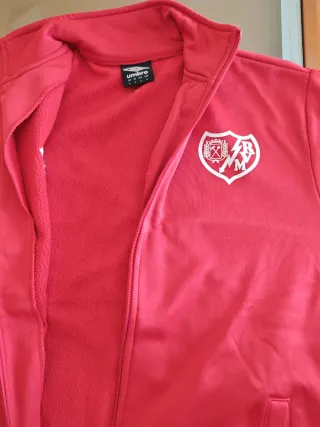 Chaqueta chándal Rayo Vallecano Talla S Umbro Roja